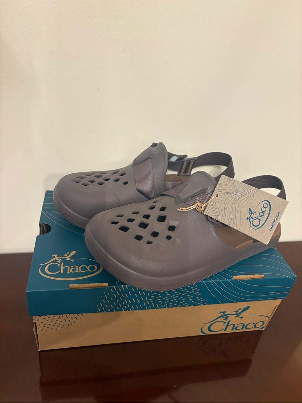Chaco Chillos Clog Womens Size 11 Sparrow Purple Slip On Sandals Shoes NIB